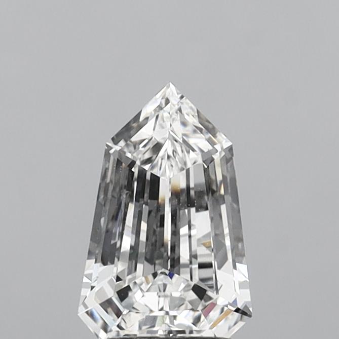 2.05ct lab-grown diamond, shield cut, D/VS1, 10.73mm ID