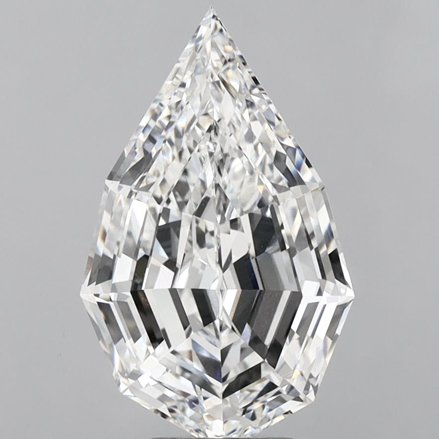 1.51ct Step Cut Pear lab-grown diamond