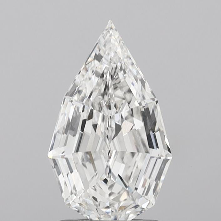 1.59ct Step Cut Pear lab-grown diamond