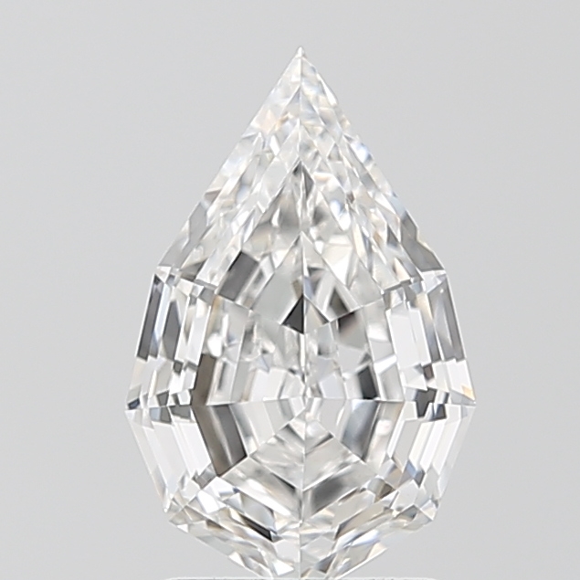 1.73ct Step Cut Pear lab-grown diamond