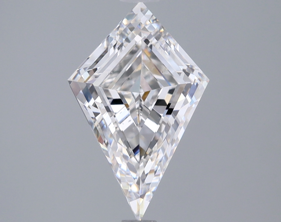 2.02ct Kite Cut Lab Diamond, E Color, VVS2 Clarity, 11.67mm ID