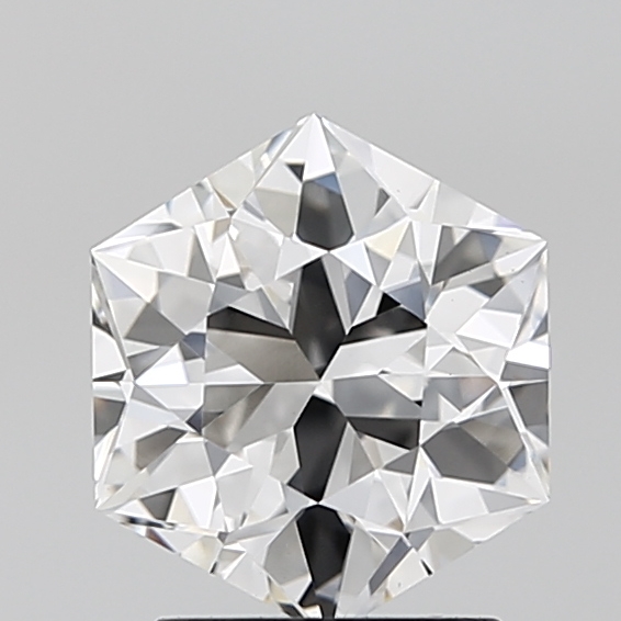 2.17ct Hexagon lab-grown diamond
