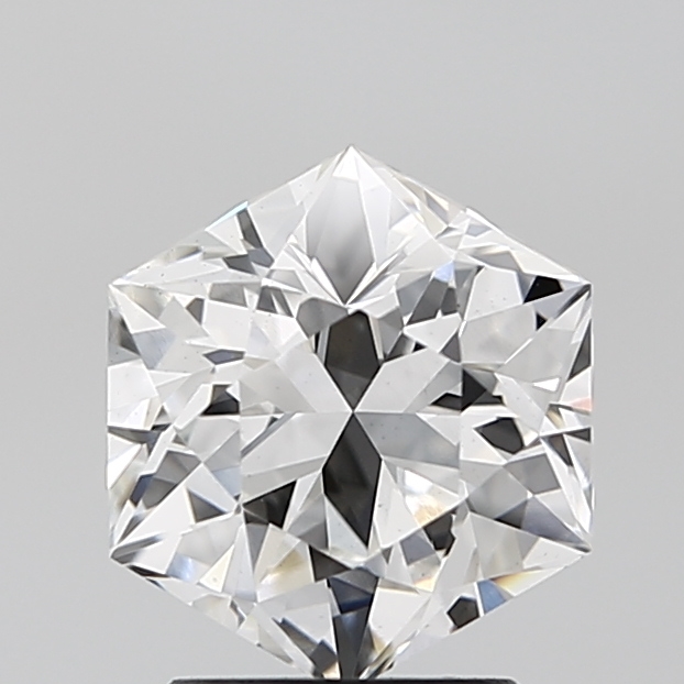 2.57ct Hexagon lab-grown diamond