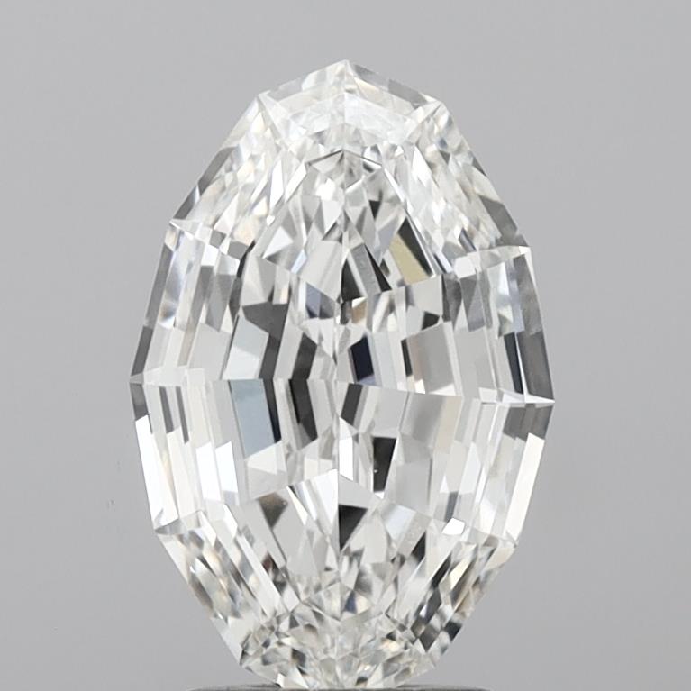 2.57ct Step Cut Oval lab-grown diamond