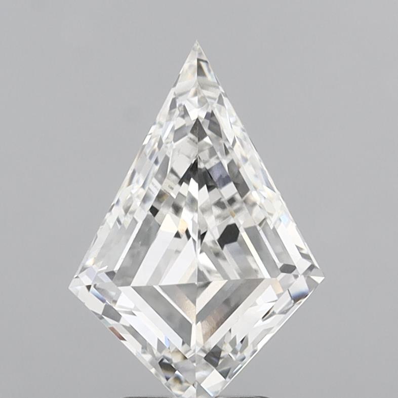 2.74ct lab-grown diamond, kite cut, F color, VS1 clarity, 13.04mm ID