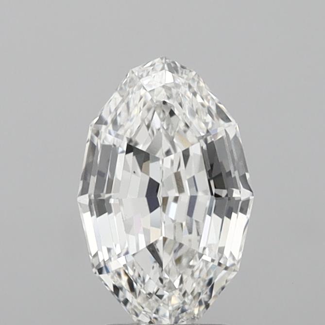 3.08ct Step Cut Oval lab-grown diamond