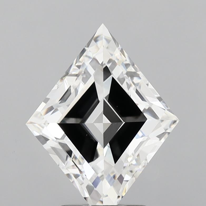 4.03ct lab-grown diamond, kite cut, F/VS2, 14.07mm ID