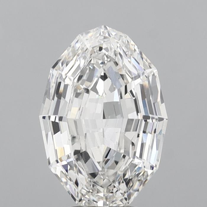 5.00ct Step Cut Oval lab-grown diamond