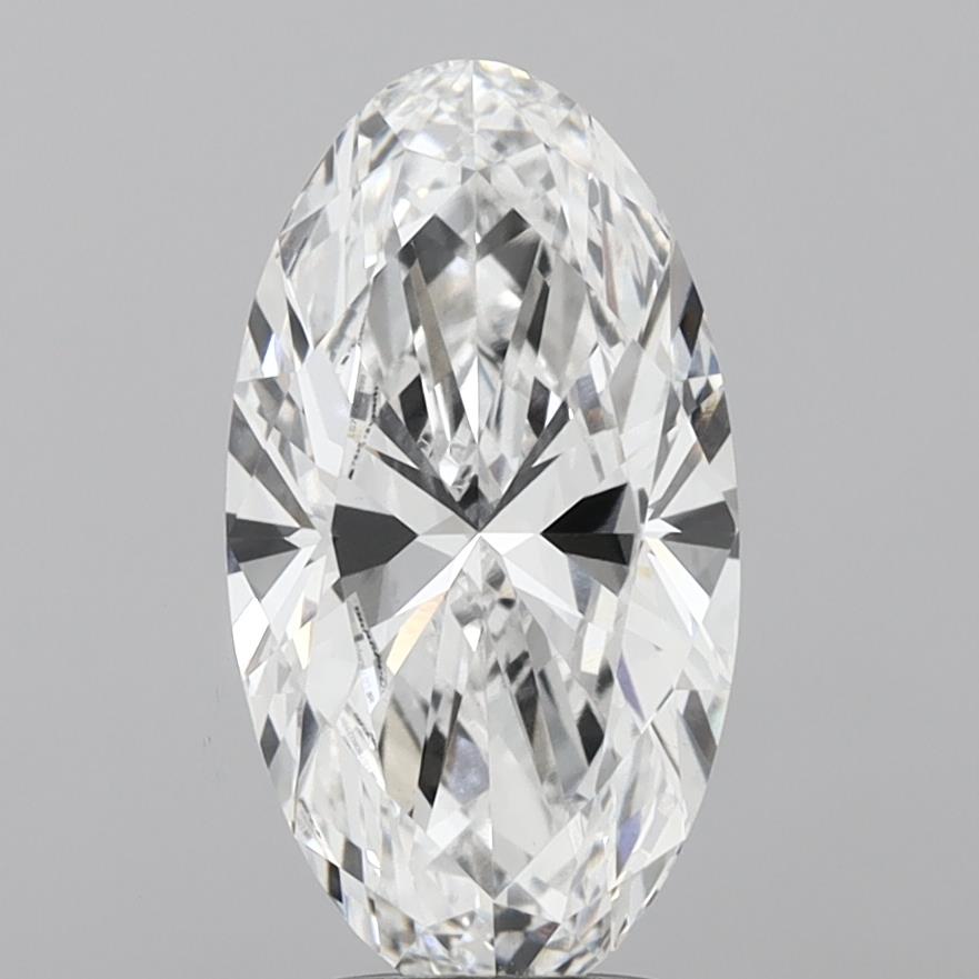 5.08ct Moval lab-grown diamond