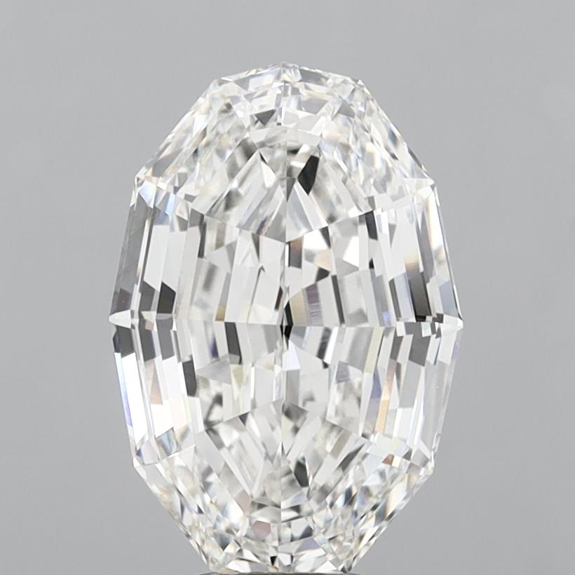 6.03ct Step Cut Oval lab-grown diamond