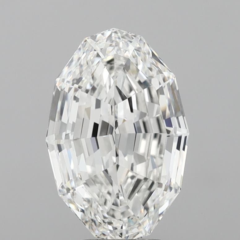 6.04ct Step Cut Oval lab-grown diamond