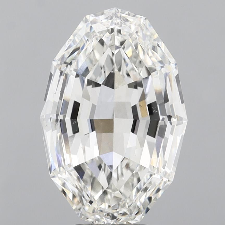 8.28ct Step Cut Oval lab-grown diamond