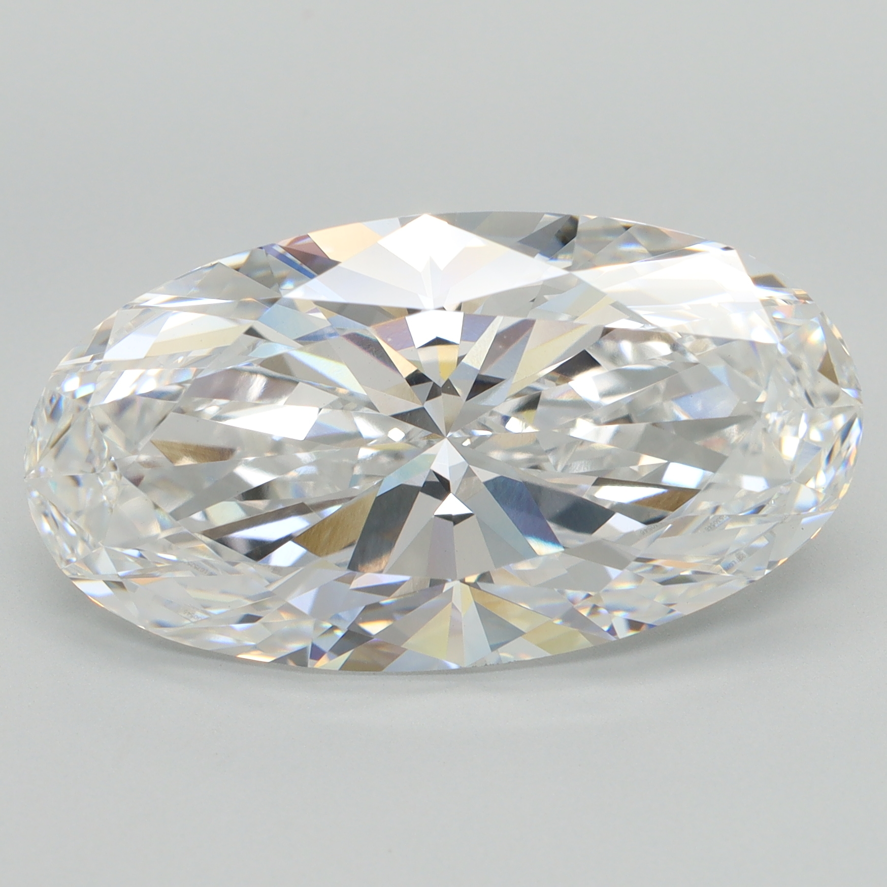 10.10ct Moval lab-grown diamond