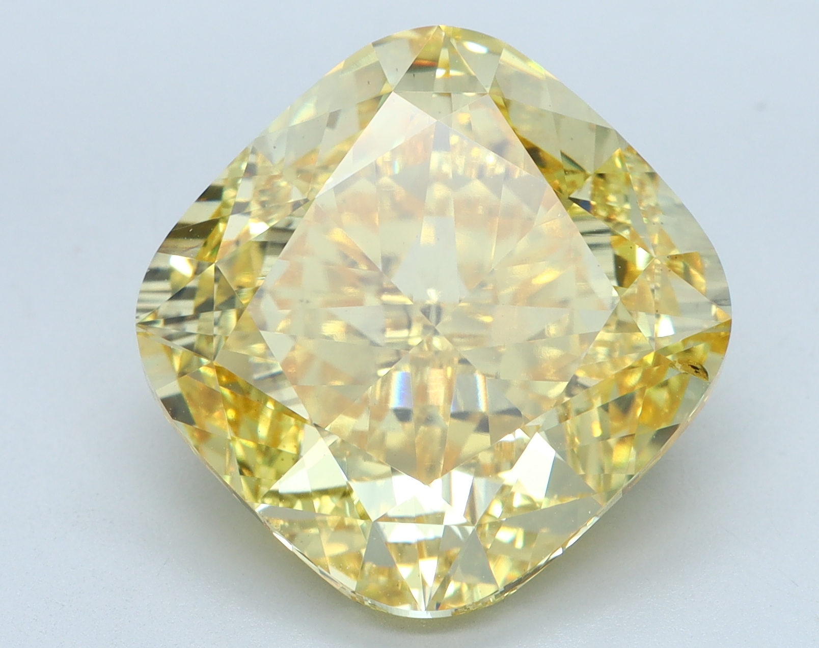 10.33ct Square Cushion Yellow Lab-Grown Diamond Loose Stone