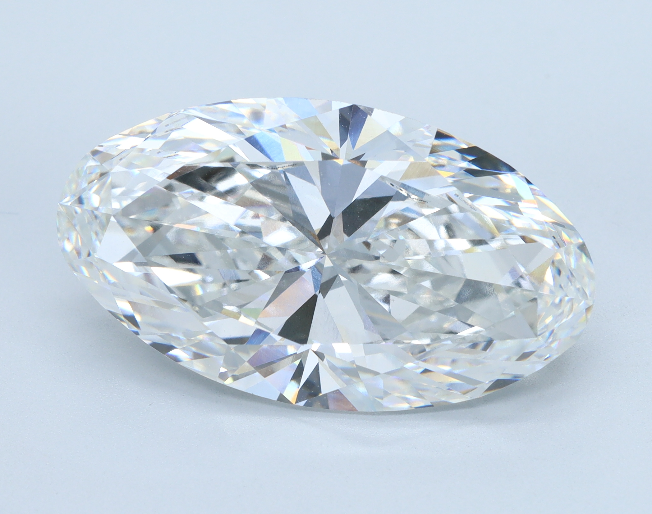 12.04ct Moval lab-grown diamond