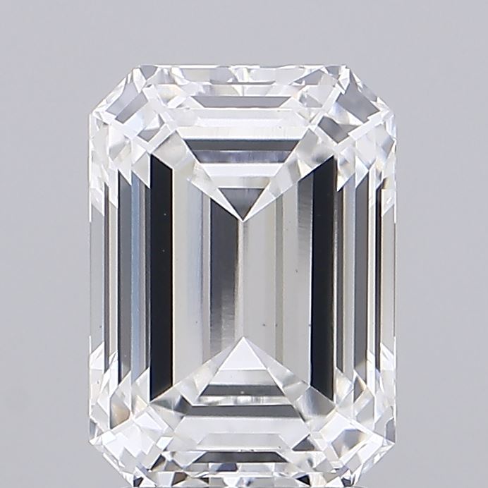 2.93ct Emerald Cut Lab-Grown Diamond, E/VS1, 9.43mm ID