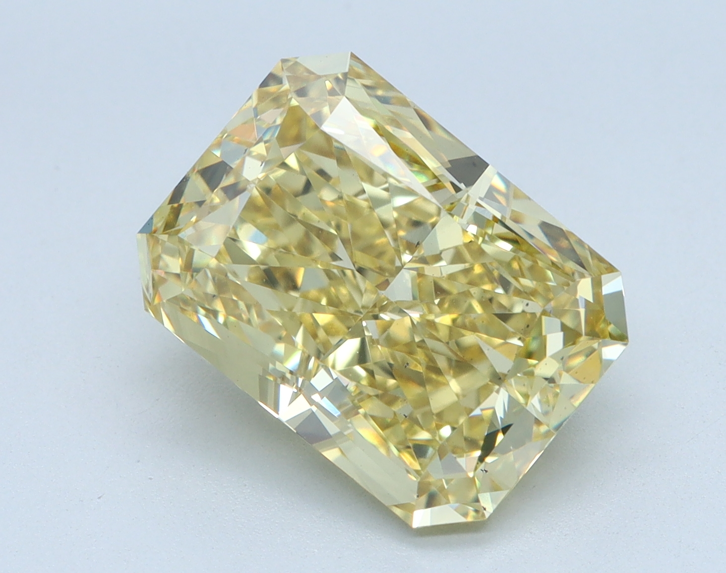 5.03ct Radiant YELLOW/VS2 Lab Diamond, 11.27mm ID, lab-grown diamond image