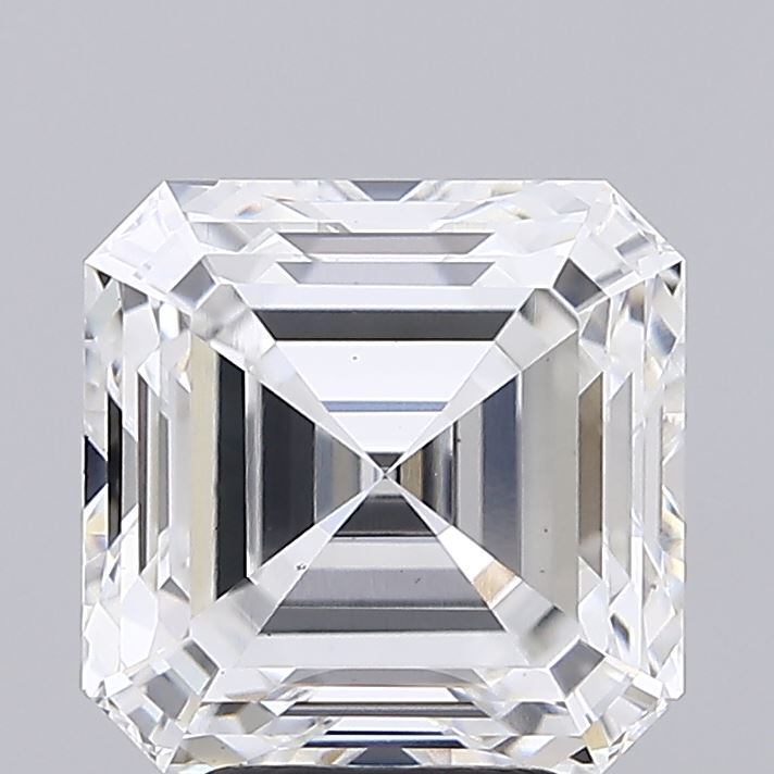 5.06ct Asscher cut lab-grown diamond, E/VS1, 9.43mm ID