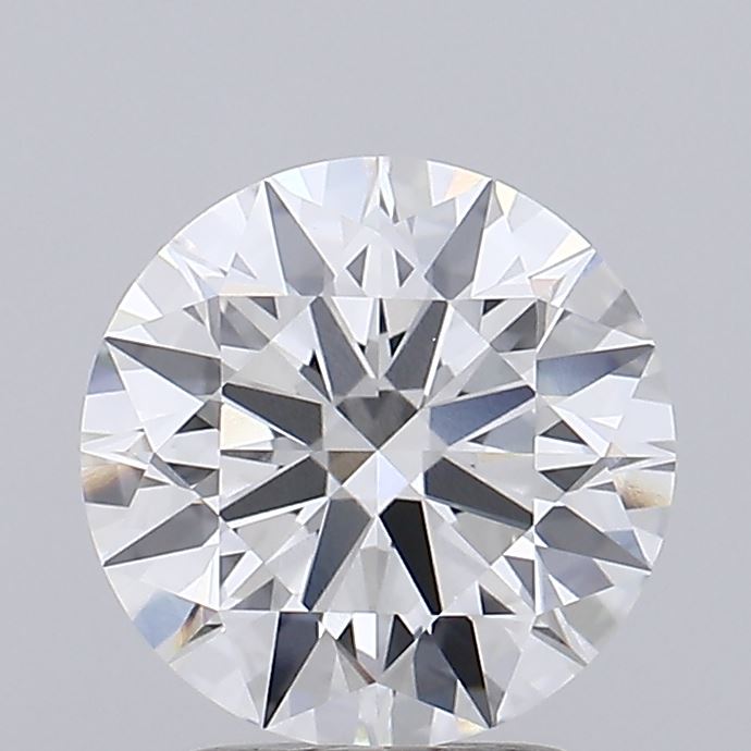 2.84ct Round Lab-Grown Diamond, F/VVS2, Ideal Cut, 9.06mm ID