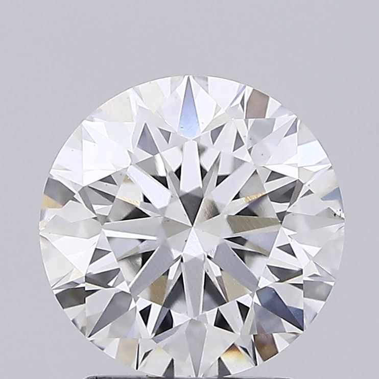 2.3ct Round Lab-Grown Diamond, F/VS1, 8.37mm ID