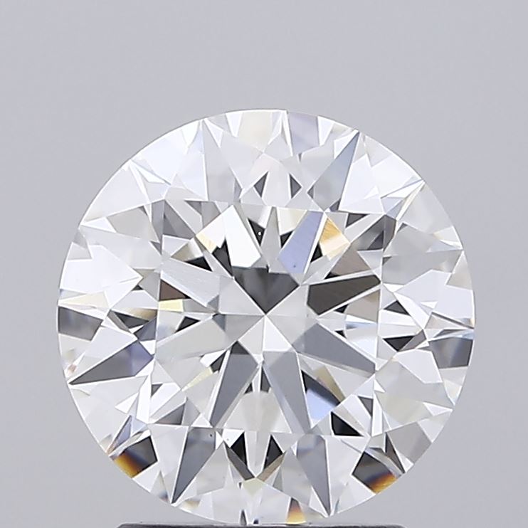 2.37ct Round F/VVS2 Lab Diamond, IGI Certified