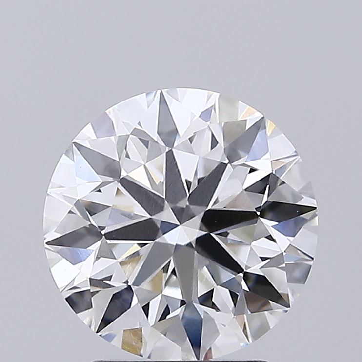 2.42ct Round F/VVS2 Lab Diamond, 8.49mm ID, IGI Certified