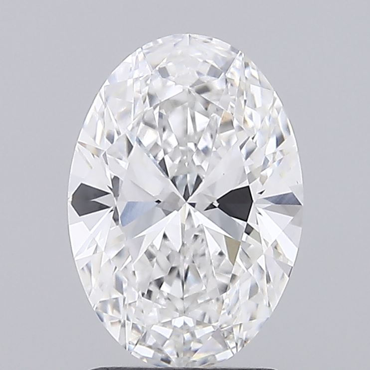 1.91ct Oval Lab-Grown Diamond, E/VVS2, 10.08mm ID
