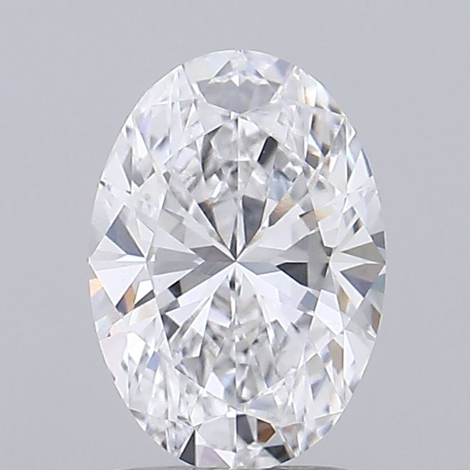 1.95ct Oval Lab-Grown Diamond, D/VVS2, 10.01mm ID