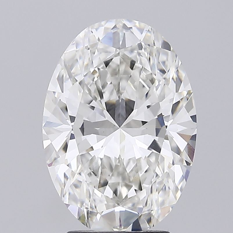 3.69ct Oval Lab-Grown Diamond, F/VVS2, 12.31mm ID
