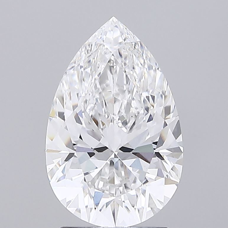 2.41ct Pear Lab Diamond E/VVS2, 11.42mm ID
