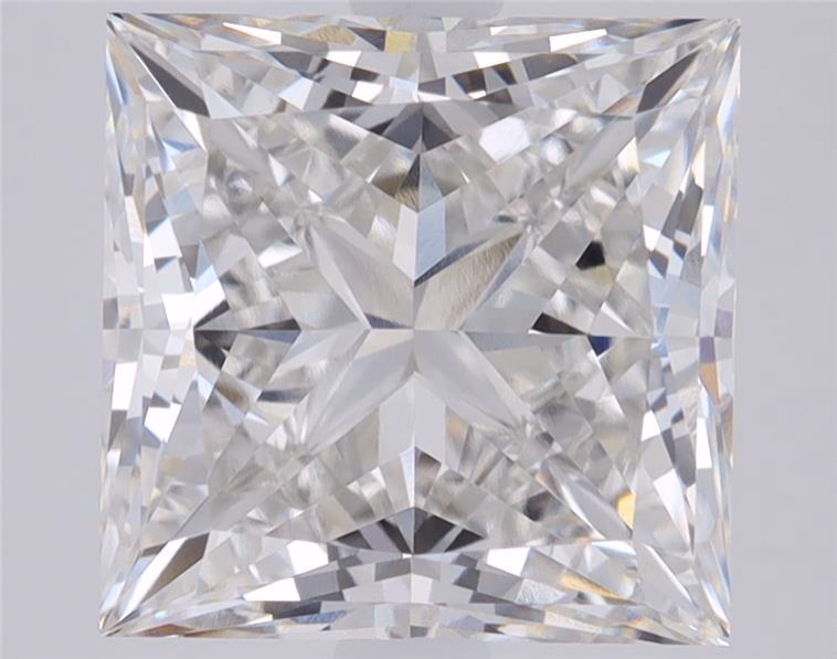 2.69ct Princess cut lab-grown diamond, E color, VVS1 clarity, 7.43mm ID