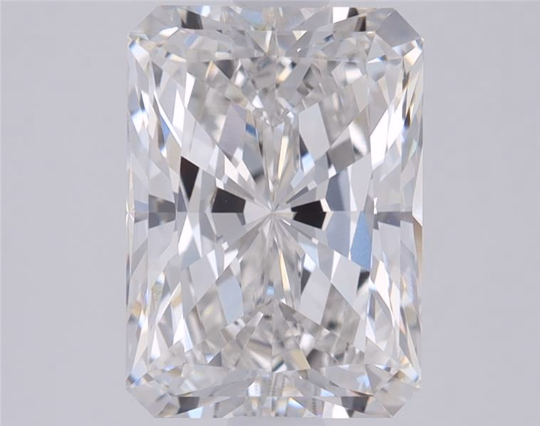 2.01ct lab-grown radiant diamond, IGI certified, measurements: 8.66 X 6.30 X 4.19 mm
