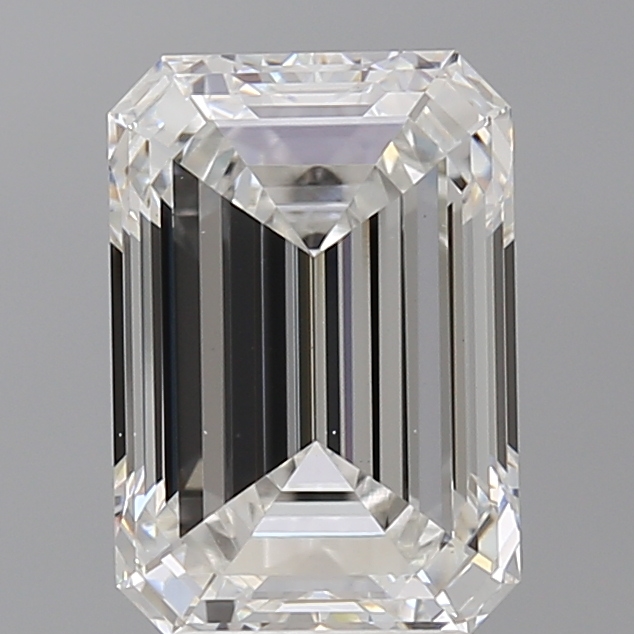 3.49ct lab-grown emerald diamond, F color, VS2 clarity, 10.40mm ID