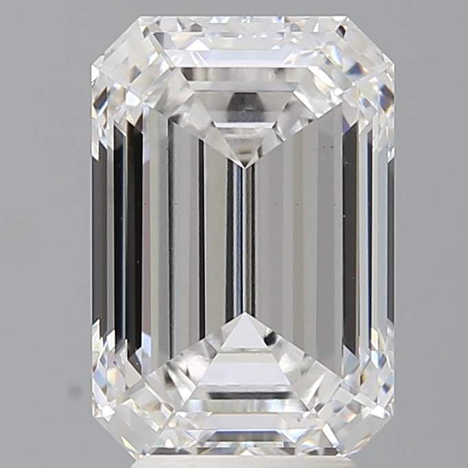 4.6ct Emerald Cut Lab-Grown Diamond, D/VS1, 11.46mm ID