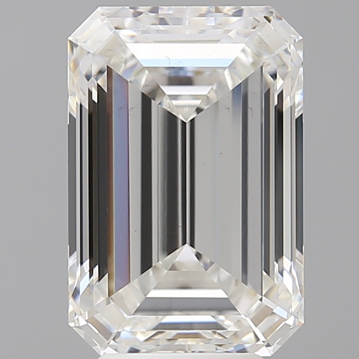 5.04ct lab-grown emerald diamond, F color, VS2 clarity, IGI certified