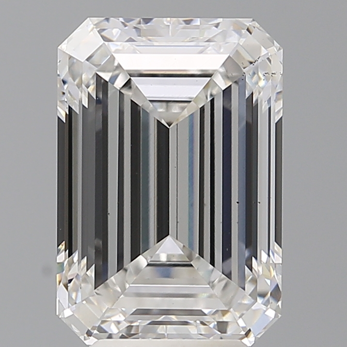Lab-grown 5.1ct Emerald cut diamond, E color, VS2 clarity, 11.88mm ID