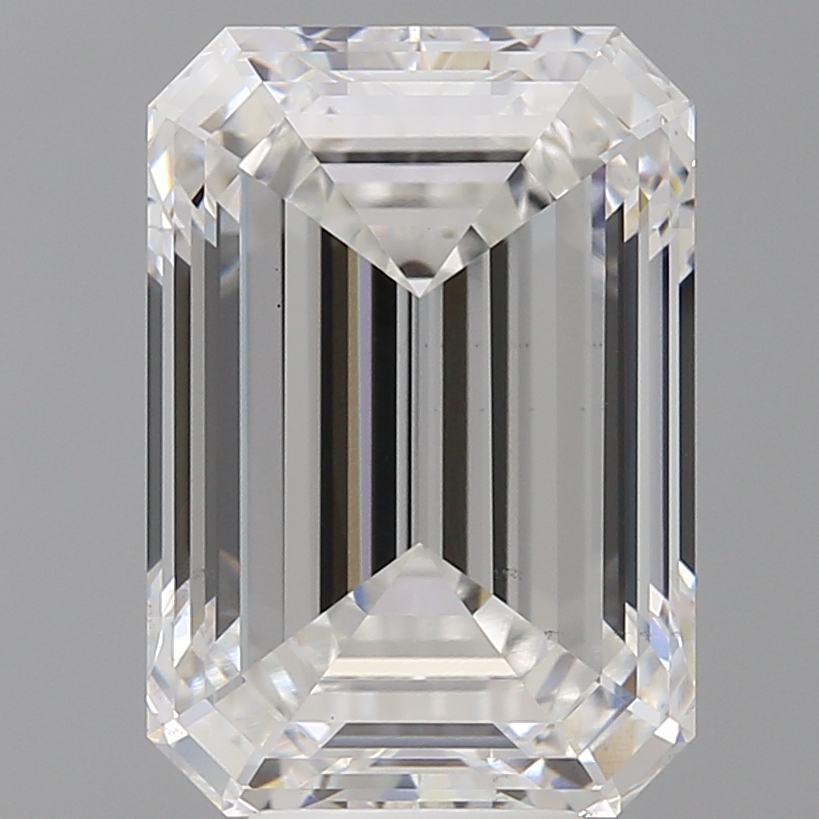 7.1ct Emerald Cut Lab-Grown Diamond, F/VS2, 13.27mm ID