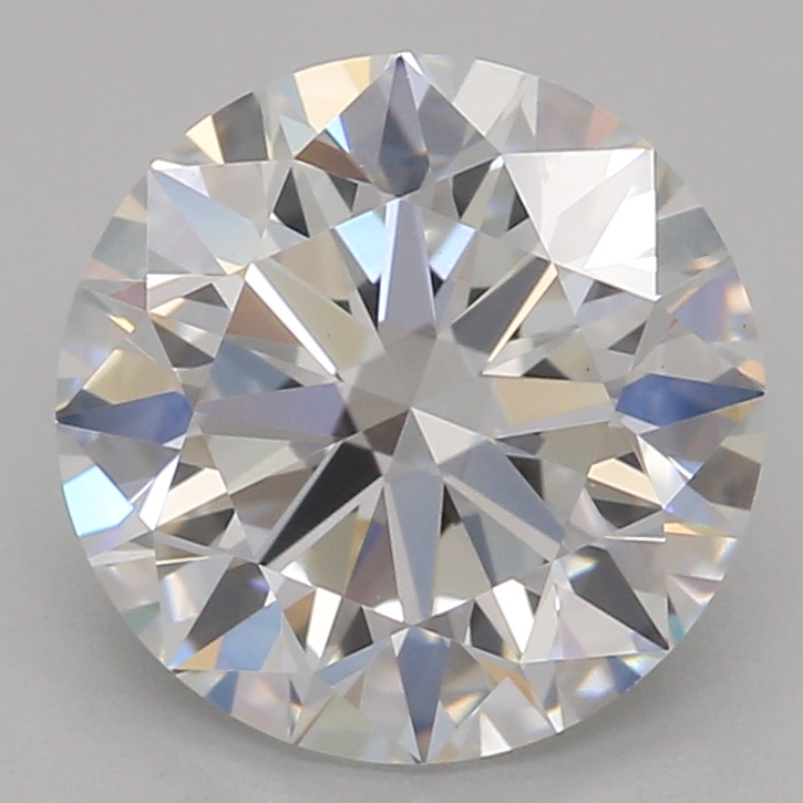 1.55ct Round Lab-Grown Diamond, D Color, VVS2 Clarity, 7.33mm ID