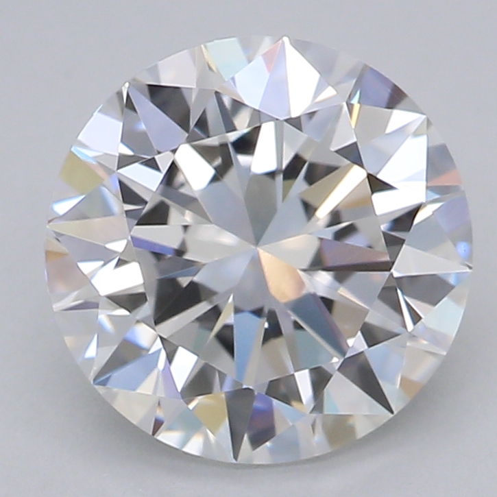 1.58ct Round Lab-Grown Diamond, D color, VVS2 clarity, 7.42mm ID