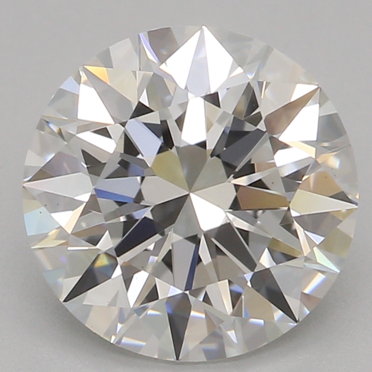 1.59ct round lab-grown diamond, D color, VVS2 clarity, 7.48mm ID