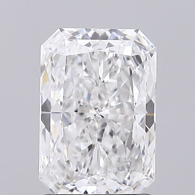 1.62ct Radiant cut lab-grown diamond, E/VS1, 8.49mm ID