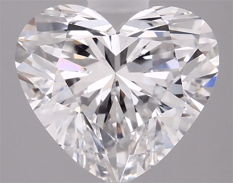 3.95ct Heart Lab Diamond, E/VVS2, 9.43mm ID