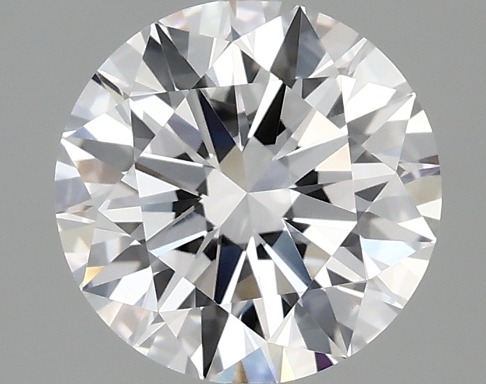 2.04ct Round Lab-Grown Diamond, E Color, VVS2 Clarity, 8.12mm ID
