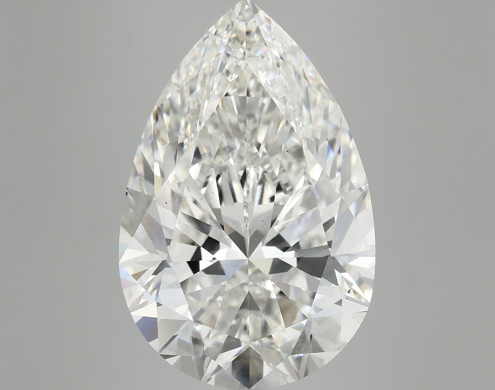 10.1ct Pear Cut Lab-Grown Diamond, F/VS2, 18.44mm