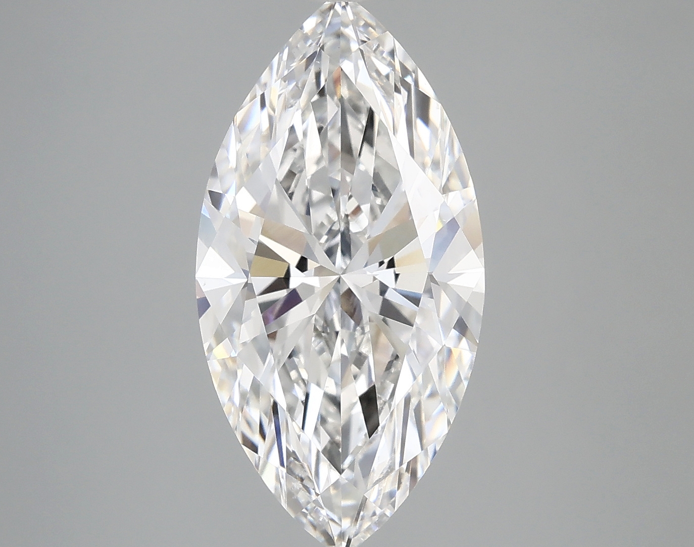 4.26ct lab-grown marquise diamond, F color, VS1 clarity, 16.59x8.47x5.33mm