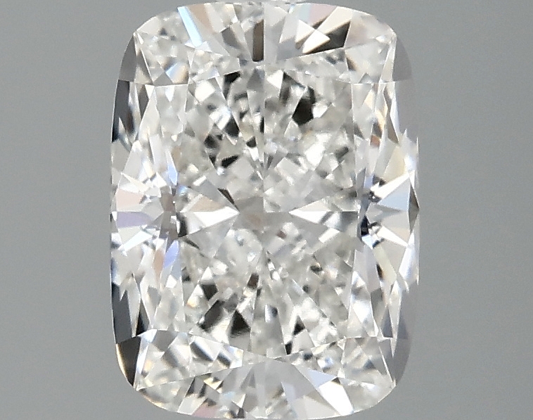 1.89ct cushion cut lab diamond, F color, VVS2 clarity, 8.65 x 6.41 x 4.30 mm