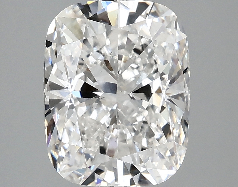 2.47ct Cushion Cut Lab Diamond, D Color, VS2 Clarity, 9.24mm ID