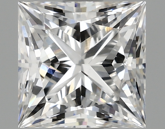1.27ct lab-grown diamond, Princess cut, E/VVS2, 5.85mm x 5.80mm x 4.24mm