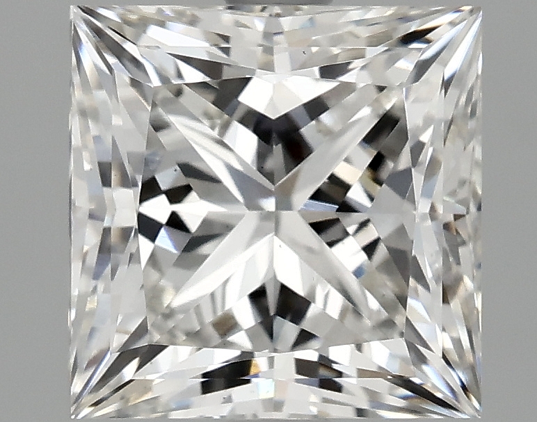2.44ct Princess cut lab-grown diamond, F/VS2, 7.32 X 7.30 X 5.29 mm