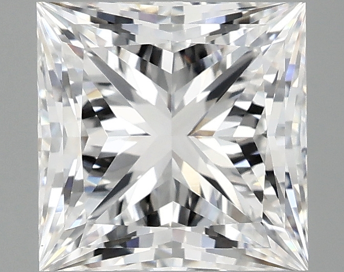 2.91ct lab-grown Princess diamond, D/VS1, 7.73x7.72x5.62mm